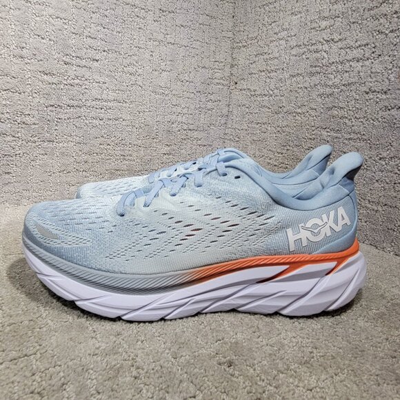 Hoka One One Clifton 8 Women's Size US 10.5B Blue Fog Athletic Running Sneakers. - Picture 14 of 14